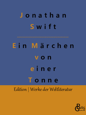Buchcover Ein Märchen von einer Tonne | Jonathan Swift | EAN 9783988283337 | ISBN 3-98828-333-9 | ISBN 978-3-98828-333-7