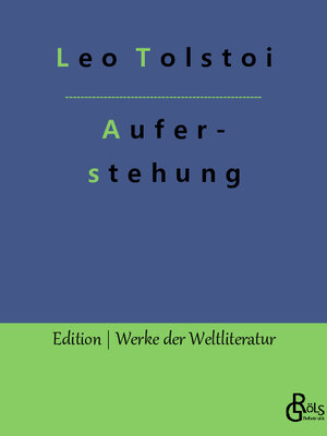 Buchcover Auferstehung | Leo Tolstoi | EAN 9783988283474 | ISBN 3-98828-347-9 | ISBN 978-3-98828-347-4
