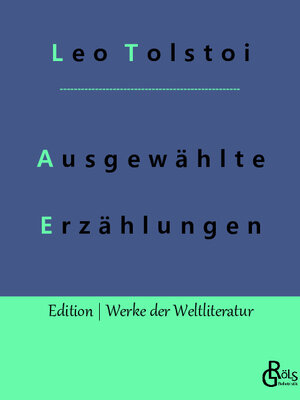 Buchcover Ausgewählte Erzählungen | Leo Tolstoi | EAN 9783988283481 | ISBN 3-98828-348-7 | ISBN 978-3-98828-348-1