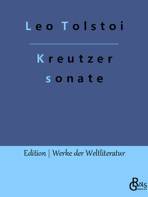 Buchcover Die Kreutzersonate | Leo Tolstoi | EAN 9783988283504 | ISBN 3-98828-350-9 | ISBN 978-3-98828-350-4