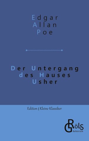 Buchcover Der Untergang des Hauses Usher | Edgar Allan Poe | EAN 9783988286109 | ISBN 3-98828-610-9 | ISBN 978-3-98828-610-9
