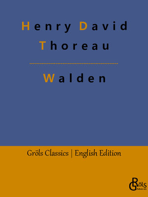 Buchcover Walden | Henry David Thoreau | EAN 9783988288387 | ISBN 3-98828-838-1 | ISBN 978-3-98828-838-7