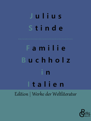 Buchcover Buchholzens in Italien | Julius Stinde | EAN 9783988288752 | ISBN 3-98828-875-6 | ISBN 978-3-98828-875-2