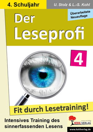 Buchcover Der Leseprofi / Klasse 4 | Ulrike Stolz | EAN 9783988411044 | ISBN 3-98841-104-3 | ISBN 978-3-98841-104-4