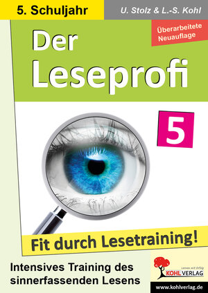 Buchcover Der Leseprofi / Klasse 5 | Ulrike Stolz | EAN 9783988411051 | ISBN 3-98841-105-1 | ISBN 978-3-98841-105-1