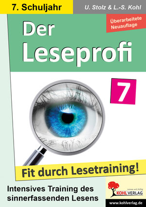 Buchcover Der Leseprofi / Klasse 7 | Ulrike Stolz | EAN 9783988411075 | ISBN 3-98841-107-8 | ISBN 978-3-98841-107-5