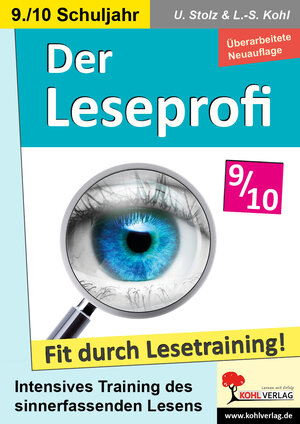 Buchcover Der Leseprofi / Klasse 9-10 | Ulrike Stolz | EAN 9783988411099 | ISBN 3-98841-109-4 | ISBN 978-3-98841-109-9