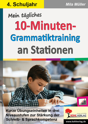 Buchcover Mein tägliches 10-Minuten-Grammatik-Training an Stationen / Klasse 4 | Mila Müller | EAN 9783988414694 | ISBN 3-98841-469-7 | ISBN 978-3-98841-469-4