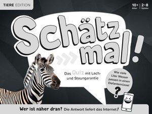 Buchcover Schätz mal! Tiere Edition  | EAN 9783989760042 | ISBN 3-98976-004-1 | ISBN 978-3-98976-004-2