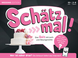 Buchcover Schätz mal! Wedding Edition  | EAN 9783989760127 | ISBN 3-98976-012-2 | ISBN 978-3-98976-012-7