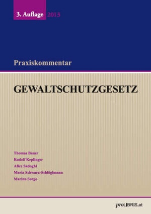Buchcover Gewaltschutzgesetz | Thomas Bauer | EAN 9783990082416 | ISBN 3-99008-241-8 | ISBN 978-3-99008-241-6