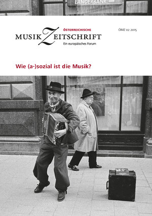 Buchcover Wie (a-)sozial ist die Musik?  | EAN 9783990122075 | ISBN 3-99012-207-X | ISBN 978-3-99012-207-5