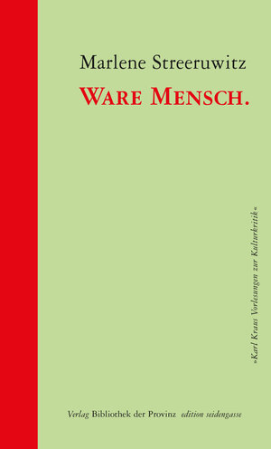 Buchcover Ware Mensch. | Marlene Streeruwitz | EAN 9783990282885 | ISBN 3-99028-288-3 | ISBN 978-3-99028-288-5