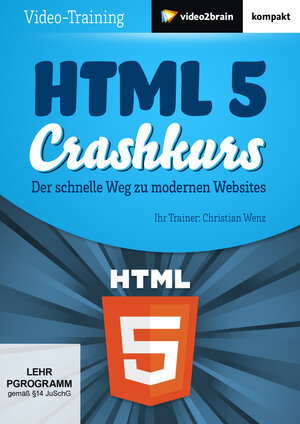 Buchcover HTML5 - Crashkurs | Christian Wenz | EAN 9783990320099 | ISBN 3-99032-009-2 | ISBN 978-3-99032-009-9