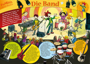 Buchcover Poster Grundschule: Die Band  | EAN 9783990350416 | ISBN 3-99035-041-2 | ISBN 978-3-99035-041-6