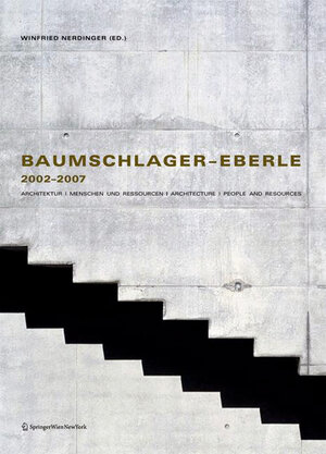 Buchcover Baumschlager-Eberle 2002-2007  | EAN 9783990437162 | ISBN 3-99043-716-X | ISBN 978-3-99043-716-2