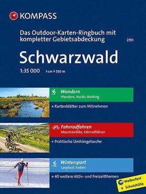Buchcover KOMPASS Outdoor-Karte Ringbuch Schwarzwald 1:35.000  | EAN 9783990440681 | ISBN 3-99044-068-3 | ISBN 978-3-99044-068-1
