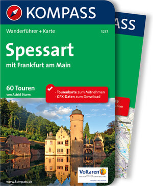 Buchcover Kompass Wanderführer Spessart mit Frankfurt am Main  | EAN 9783990441831 | ISBN 3-99044-183-3 | ISBN 978-3-99044-183-1