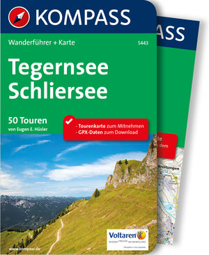 Buchcover Kompass Wanderführer Tegernsee, Schliersee  | EAN 9783990441916 | ISBN 3-99044-191-4 | ISBN 978-3-99044-191-6
