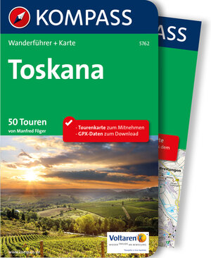 Buchcover Kompass Wanderführer Toskana  | EAN 9783990441985 | ISBN 3-99044-198-1 | ISBN 978-3-99044-198-5