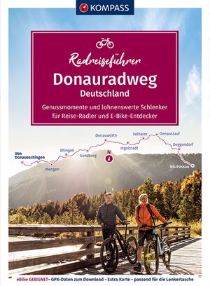 Buchcover KOMPASS Radreiseführer Donauradweg Deutschland | Ralf Enke | EAN 9783990447659 | ISBN 3-99044-765-3 | ISBN 978-3-99044-765-9