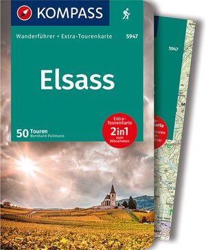 Buchcover KOMPASS Wanderführer Elsass, 50 Touren | Bernhard Pollmann | EAN 9783990448427 | ISBN 3-99044-842-0 | ISBN 978-3-99044-842-7