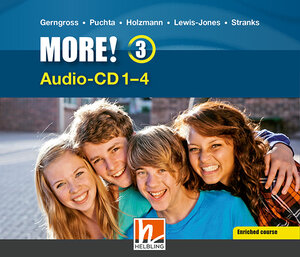 Buchcover MORE! 3 Audio CD Enriched Course 1-4 | Günter Gerngross | EAN 9783990457559 | ISBN 3-99045-755-1 | ISBN 978-3-99045-755-9