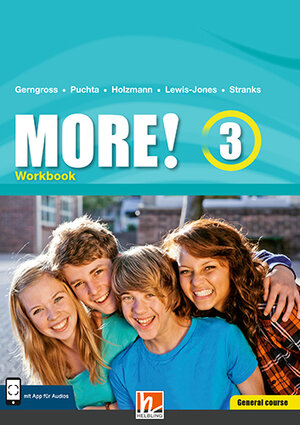 Buchcover MORE! 3 Workbook General Course mit E-Book | Günter Gerngross | EAN 9783990457658 | ISBN 3-99045-765-9 | ISBN 978-3-99045-765-8