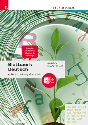 Buchcover Blattwerk Deutsch - Rechtschreibung, Grammatik + E-Book plus | Johannes Gaisböck | EAN 9783990627860 | ISBN 3-99062-786-4 | ISBN 978-3-99062-786-0