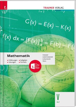 Buchcover Mathematik V HLT + TRAUNER-DigiBox Mathematik V HLT + TRAUNER-DigiBox | Friedrich Tinhof | EAN 9783990628805 | ISBN 3-99062-880-1 | ISBN 978-3-99062-880-5