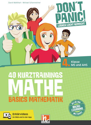Buchcover DON'T PANIC! Lernen leicht gemacht, 40 Kurztrainings Mathe | David Wohlhart | EAN 9783990693049 | ISBN 3-99069-304-2 | ISBN 978-3-99069-304-9