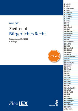 Buchcover FlexLex Zivilrecht/Bürgerliches Recht  | EAN 9783990711811 | ISBN 3-99071-181-4 | ISBN 978-3-99071-181-1