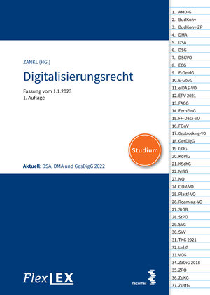 Buchcover FlexLex Digitalisierungsrecht | Studium  | EAN 9783990712122 | ISBN 3-99071-212-8 | ISBN 978-3-99071-212-2