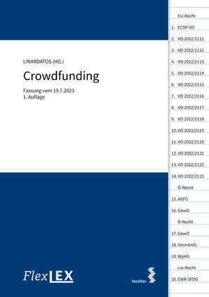 Buchcover FlexLex Crowdfunding  | EAN 9783990712757 | ISBN 3-99071-275-6 | ISBN 978-3-99071-275-7