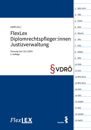 Buchcover FlexLex Diplomrechtspfleger:innen Justizverwaltung  | EAN 9783990713358 | ISBN 3-99071-335-3 | ISBN 978-3-99071-335-8