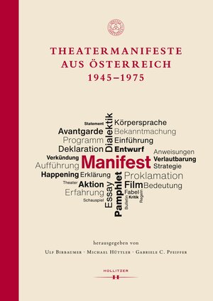 Buchcover Theatermanifeste aus Österreich 1945–1975  | EAN 9783990940426 | ISBN 3-99094-042-2 | ISBN 978-3-99094-042-6