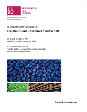 Buchcover 13. Wissenschaftskongress Kreislauf- und Ressourcenwirtschaft  | EAN 9783991061205 | ISBN 3-99106-120-1 | ISBN 978-3-99106-120-5