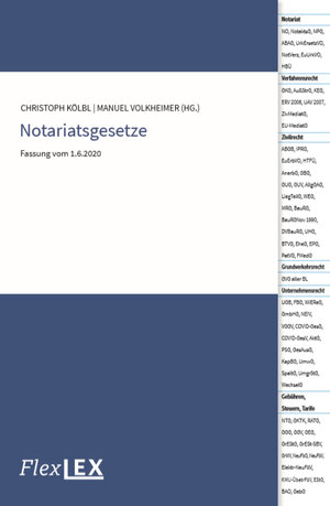 Buchcover Notariatsgesetze  | EAN 9783991111726 | ISBN 3-99111-172-1 | ISBN 978-3-99111-172-6