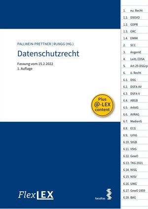 Buchcover FlexLex Datenschutzrecht  | EAN 9783991114949 | ISBN 3-99111-494-1 | ISBN 978-3-99111-494-9