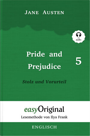 Buchcover Pride and Prejudice / Stolz und Vorurteil - Teil 5 Hardcover (Buch + MP3 Audio-CD) - Lesemethode von Ilya Frank - Zweisprachige Ausgabe Englisch-Deutsch | Jane Austen | EAN 9783991122135 | ISBN 3-99112-213-8 | ISBN 978-3-99112-213-5
