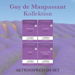 Buchcover Guy de Maupassant Kollektion (Bücher + Audio-Online) - Lesemethode von Ilya Frank | Guy de Maupassant | EAN 9783991125778 | ISBN 3-99112-577-3 | ISBN 978-3-99112-577-8