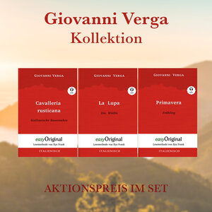 Buchcover Giovanni Verga Kollektion (Bücher + Audio-Online) - Lesemethode von Ilya Frank | Giovanni Verga | EAN 9783991125815 | ISBN 3-99112-581-1 | ISBN 978-3-99112-581-5