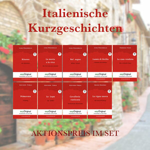 Buchcover Italienische Kurzgeschichten (mit kostenlosem Audio-Download-Link) | Luigi Pirandello | EAN 9783991126126 | ISBN 3-99112-612-5 | ISBN 978-3-99112-612-6