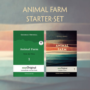 Buchcover Animal Farm / Farm der Tiere (mit Audio-Online) - Starter-Set | George Orwell | EAN 9783991126553 | ISBN 3-99112-655-9 | ISBN 978-3-99112-655-3