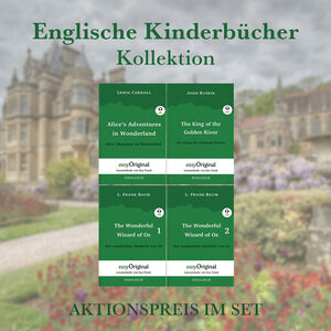 Buchcover Englische Kinderbücher Kollektion (Bücher + 4 MP3 Audio-CDs) - Lesemethode von Ilya Frank - Zweisprachige Ausgabe Englisch-Deutsch | Lewis Carroll | EAN 9783991127352 | ISBN 3-99112-735-0 | ISBN 978-3-99112-735-2