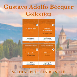 Buchcover Gustavo Adolfo Bécquer Collection (books + 4 audio-CDs) - Ilya Frank’s Reading Method | Gustavo Adolfo Bécquer | EAN 9783991127543 | ISBN 3-99112-754-7 | ISBN 978-3-99112-754-3
