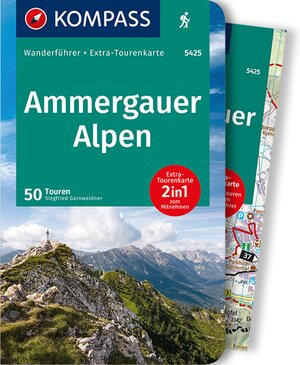 Buchcover KOMPASS Wanderführer Ammergauer Alpen, 50 Touren | Siegfried Garnweidner | EAN 9783991210368 | ISBN 3-99121-036-3 | ISBN 978-3-99121-036-8