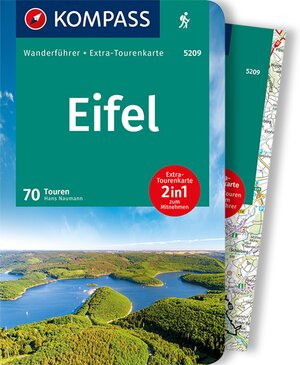 Buchcover KOMPASS Wanderführer Eifel, 70 Touren | Hans Naumann | EAN 9783991210528 | ISBN 3-99121-052-5 | ISBN 978-3-99121-052-8