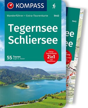 Buchcover KOMPASS Wanderführer Tegernsee, Schliersee, 55 Touren mit Extra-Tourenkarte | Eugen Hüsler | EAN 9783991212041 | ISBN 3-99121-204-8 | ISBN 978-3-99121-204-1