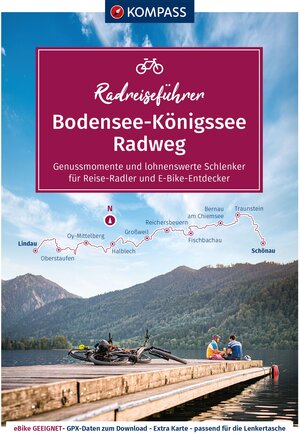Buchcover KOMPASS Radreiseführer Bodensee-Königssee Radweg  | EAN 9783991213215 | ISBN 3-99121-321-4 | ISBN 978-3-99121-321-5